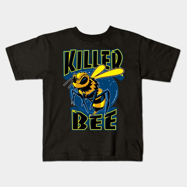 Killer Bee Cartoon Kids T-Shirt by eShirtLabs